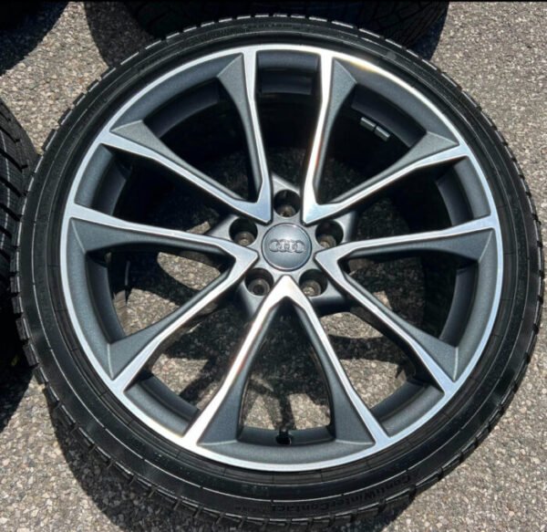 4 JANTES D'HIVER EN ALUMINIUM 19" ORIGINALES AUDI A4 S4 8W B9 8W0601025BF