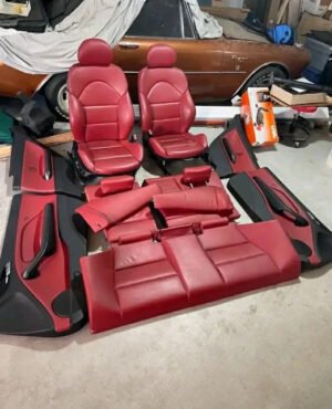 Red Leather Interior for BMW M3 E46